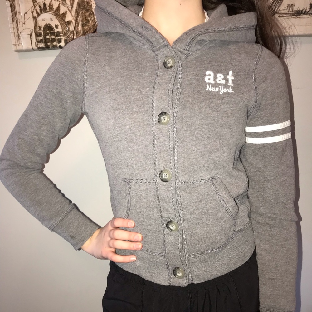 A&F Button Up Sweatshirt